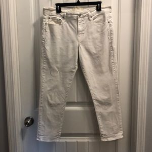 White Gap Best Girlfriend jeans